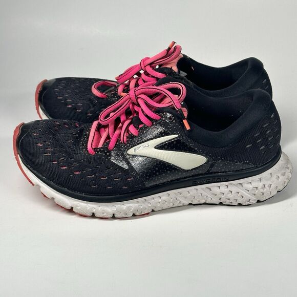 Brooks Womens Glycerin 16 Running Shoes Black 1202781B070 Lace Up Low Top 7 B - Picture 6 of 16